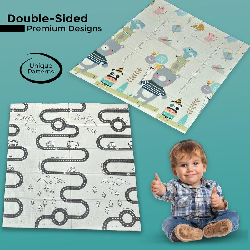 XAVICAN  | Foldable | Baby Play Mat | 150x180cm | Waterproof | Non Slip | Playpen Mat | 2