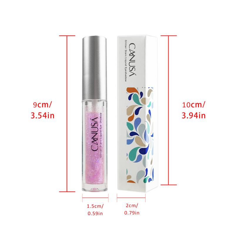 Canusa Liquid Glitter Eyeshadow -  Quick-Drying for Every Face 2g/0.07 FI0z-Makeup Palette -Blend, Cosmetic 2