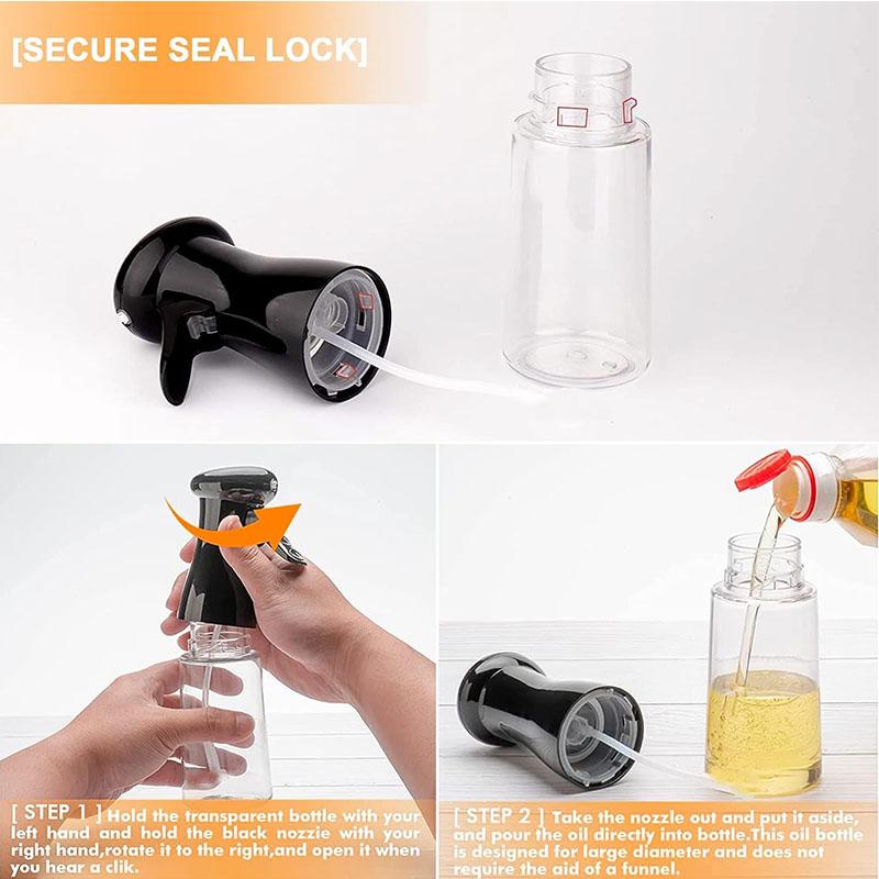 Oil Spray Bottle Kitchen Cooking Olive Oil Dispenser Camping BBQ Baking Vinegar Soy Sauce Sprayer Containers 6