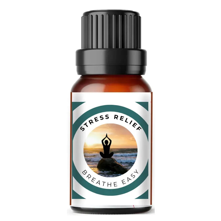 Stress Relief Essential Oil for room fragrance, aromatherapy, diffuser, body oil, massage oil