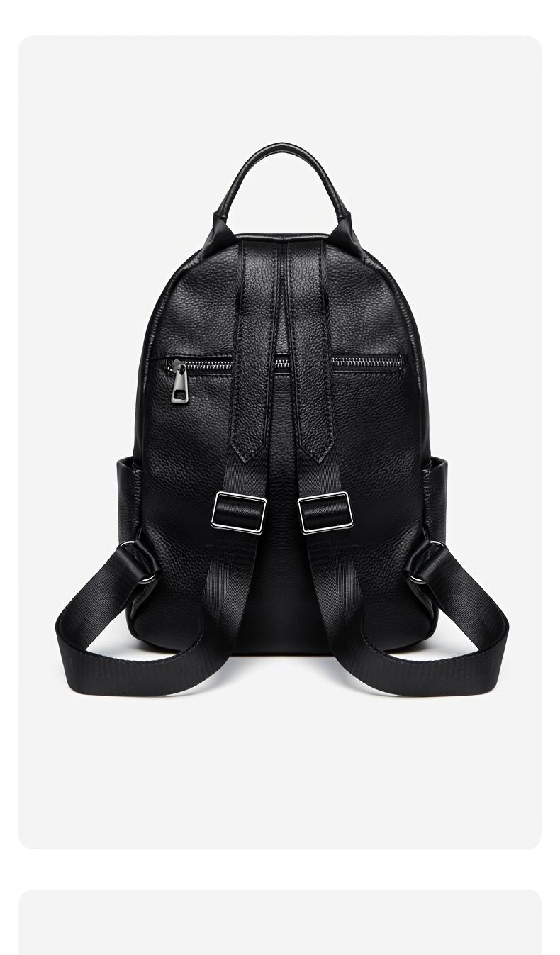 Product Introduction of This Stylish And Minimalist Large-Capacity Women'S Backpack Made of Top-Layer Cowhide Is Perfect for Commuting, Work, And Vacations. 6