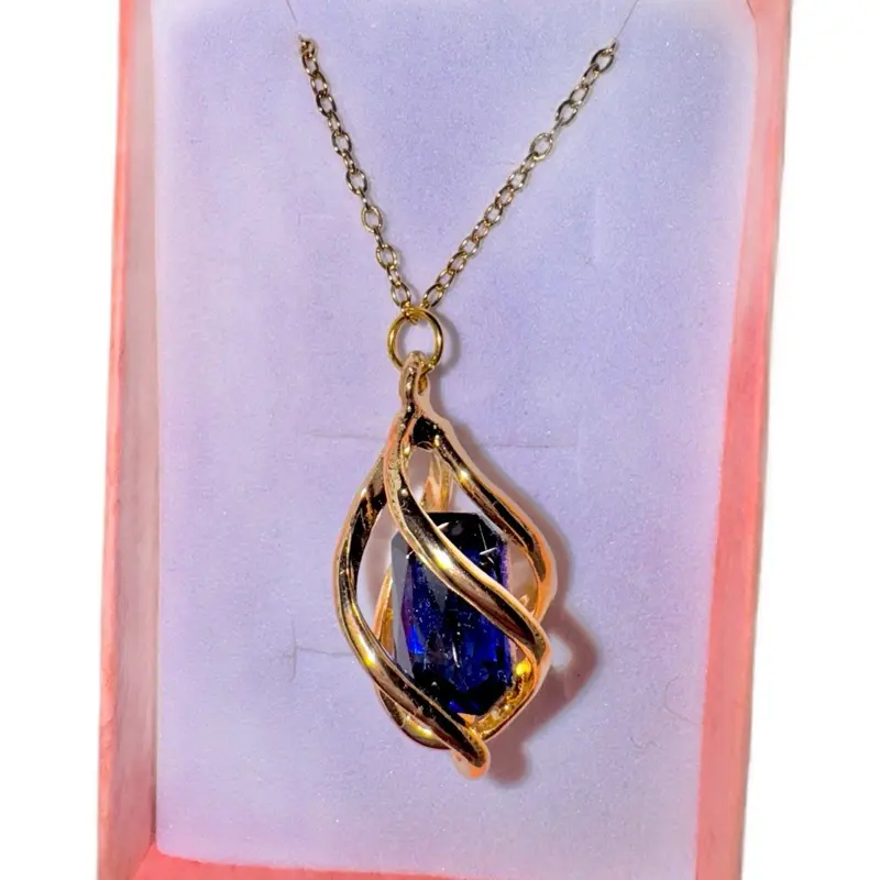 Ruby Blue Necklace for Women - Fashion Accessory