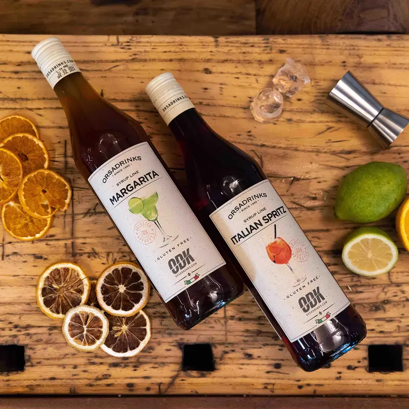 ODK Italian Spritz Syrup - for use in Drinks, Desserts and Cocktails | 750ml Bottle - Non-Alcoholic   - for Sweet Beverages 2