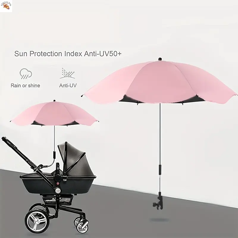RISELDAJOR   Adjustable Summer Stroller Umbrella - Your Cool & Protective Companion!