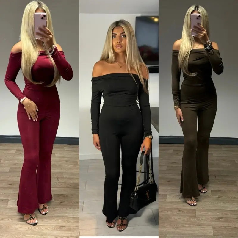 Off The Shoulder Jumpsuit