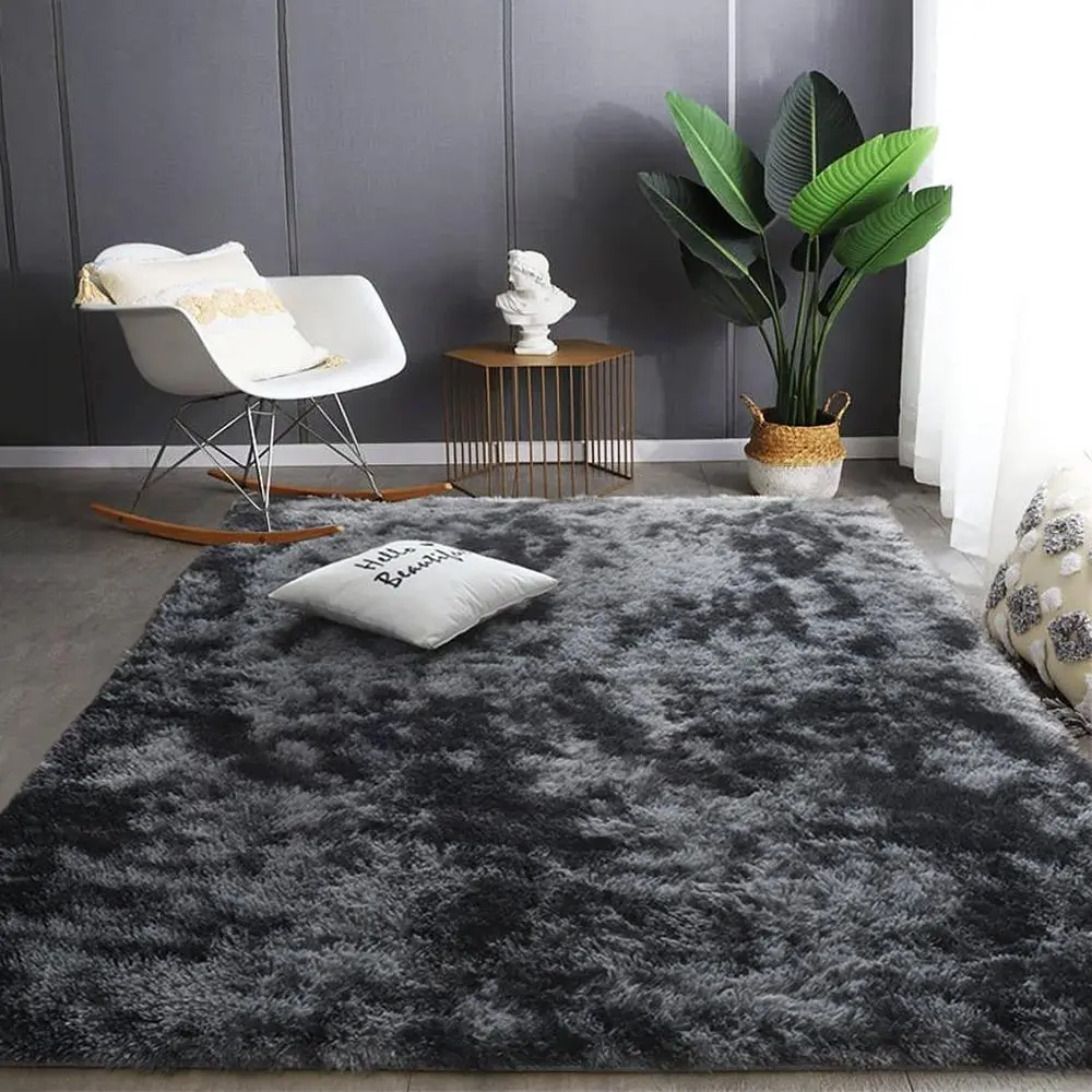 Soft Area Rug for Living Room, Fluffy Shag Area Rug for Bedroom, Modern Shaggy Carpets Fuzzy Rug for Teens Dorm Nursery Home Decor Aesthetic, Upgrade Anti-Skid Durable