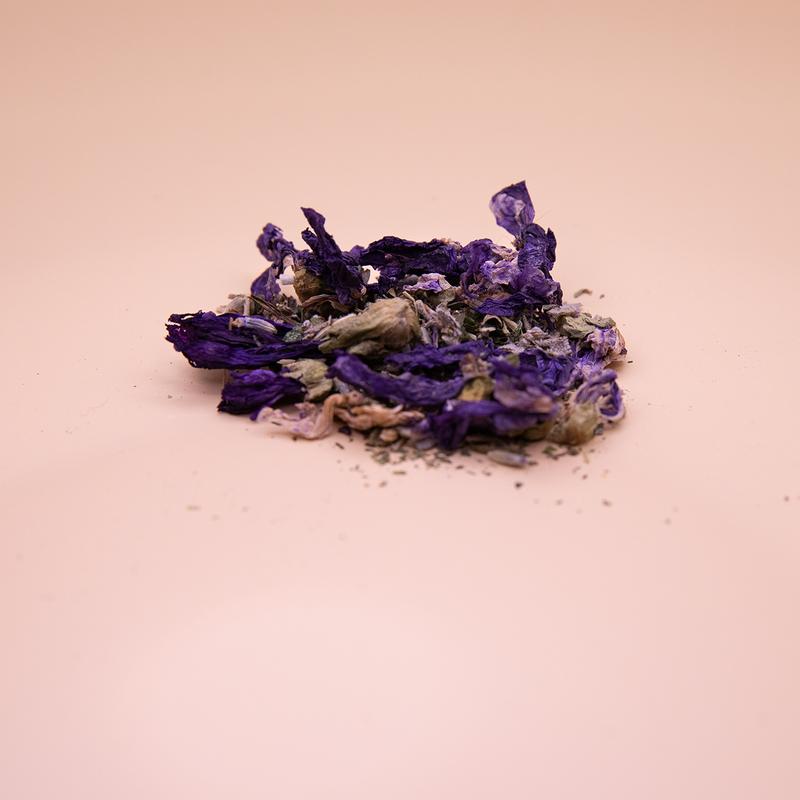 Purple Garden Herbals Rest Easy: Taster Pack of Two Herbal Blends - 8g Loose Leaf Pouches 3