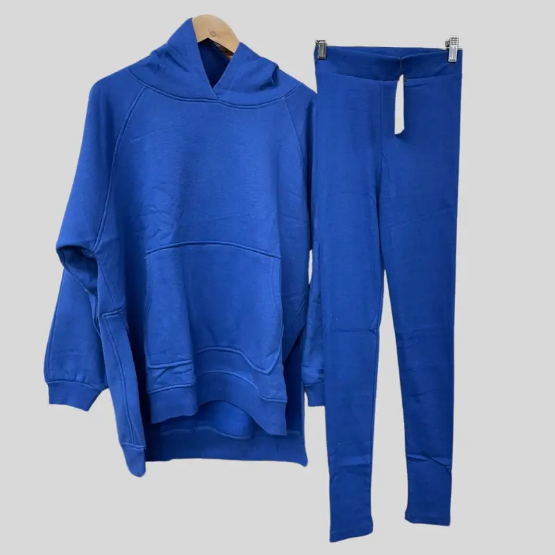Women’s Fleece Oversize Hoodie & Leggings Loungewear Co Ord Set- Molly 7