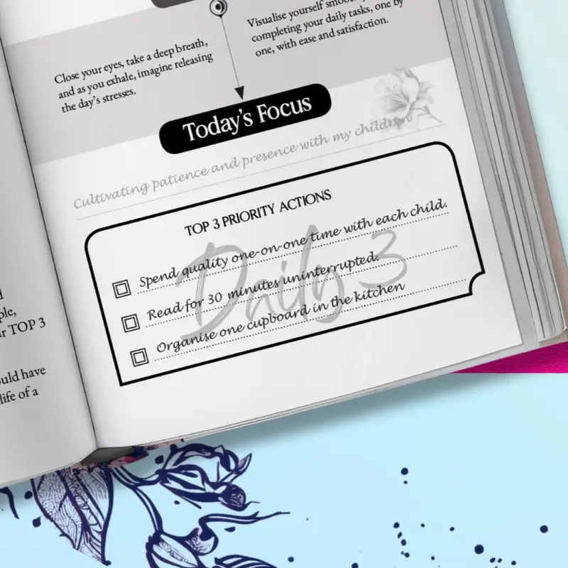 Daily 3: The Productivity Journal For New Mums|Gratitude|Visualisation|Daily Goals|Journal with Prompts&Motivational Quotes|Memory Keepsake|Postpartum Recovery & Wellbeing 3