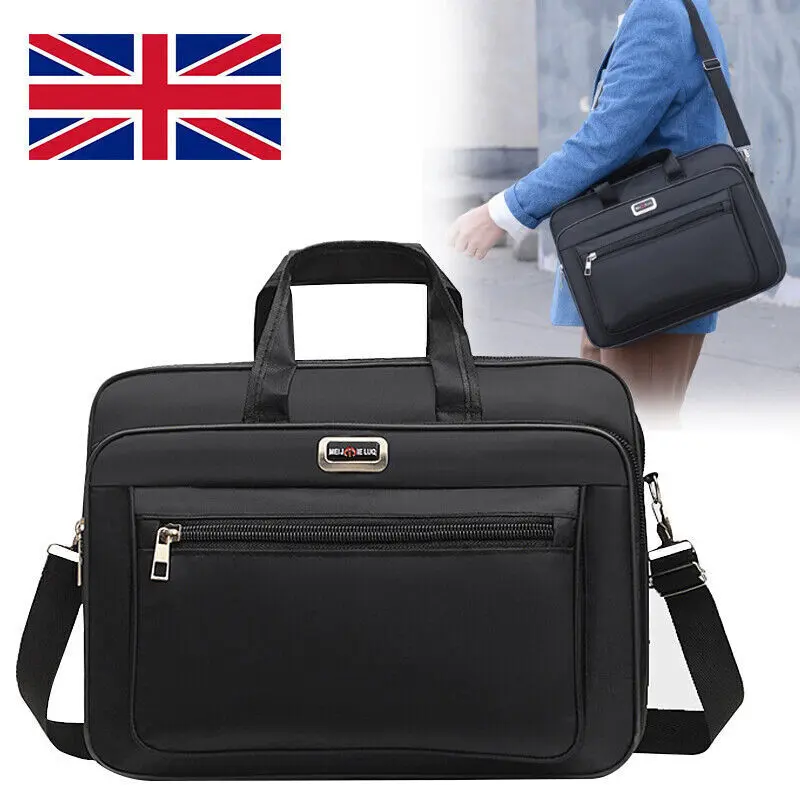 Laptop Bag 17 Inch Laptop Briefcase Laptop Messenger Bag Water Repellent Computer Case Laptop Shoulder Bag Durable Tablet Sleeve  for Business/College/Women/Men-Black cosmetic  bag cosmetic  bag 0