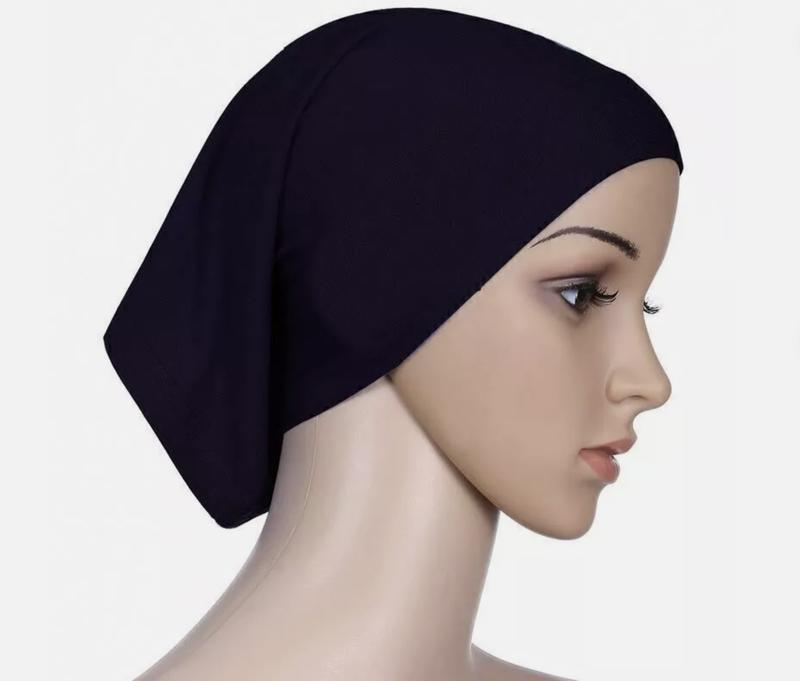 Premium Quality Tube Bonnet Cap Under Scarf Hijab Stretchable Chemo Hair Wrap 2