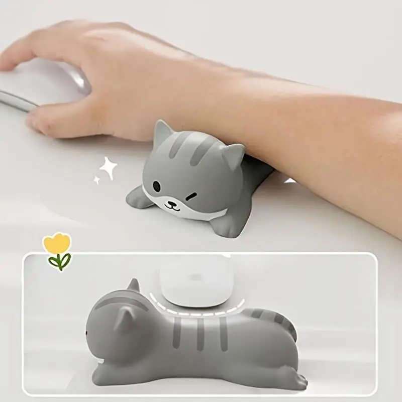 Product Introduction of RISELDAJOR   Ergonomic Wrist Rest Support Featuring a Cute Slow Rising Mouse Pad, Ideal for Computer Desks and as an Office Supply 1