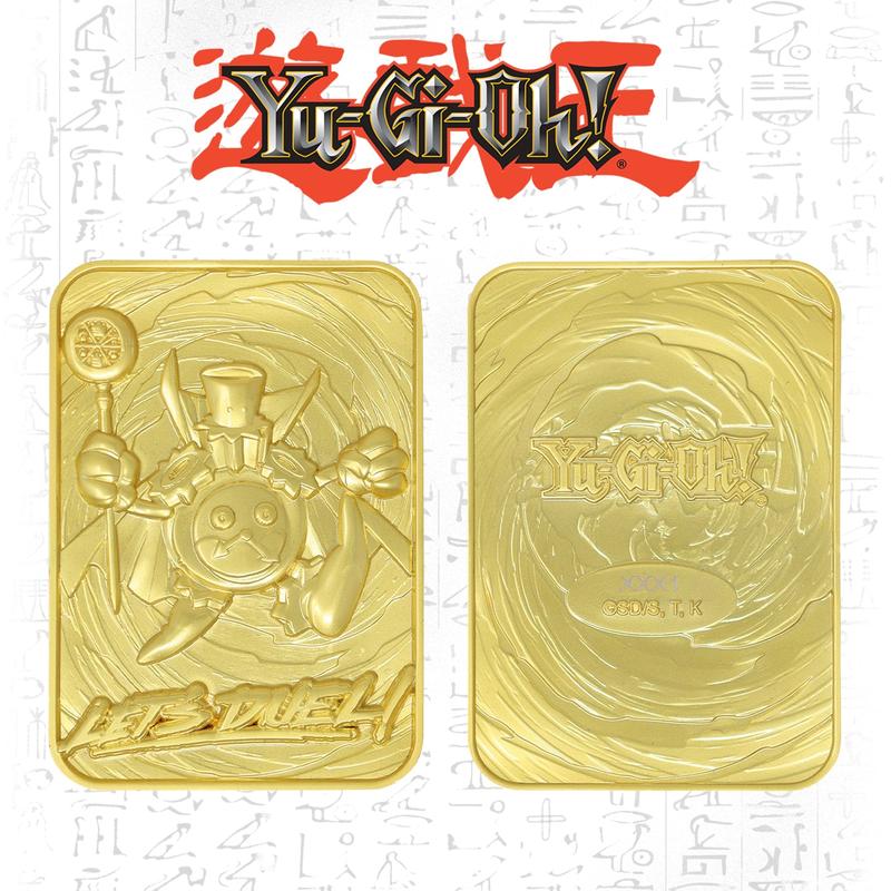 Yu-Gi-Oh! Limited Edition 24k Gold Plated Time Wizard Metal Card 8