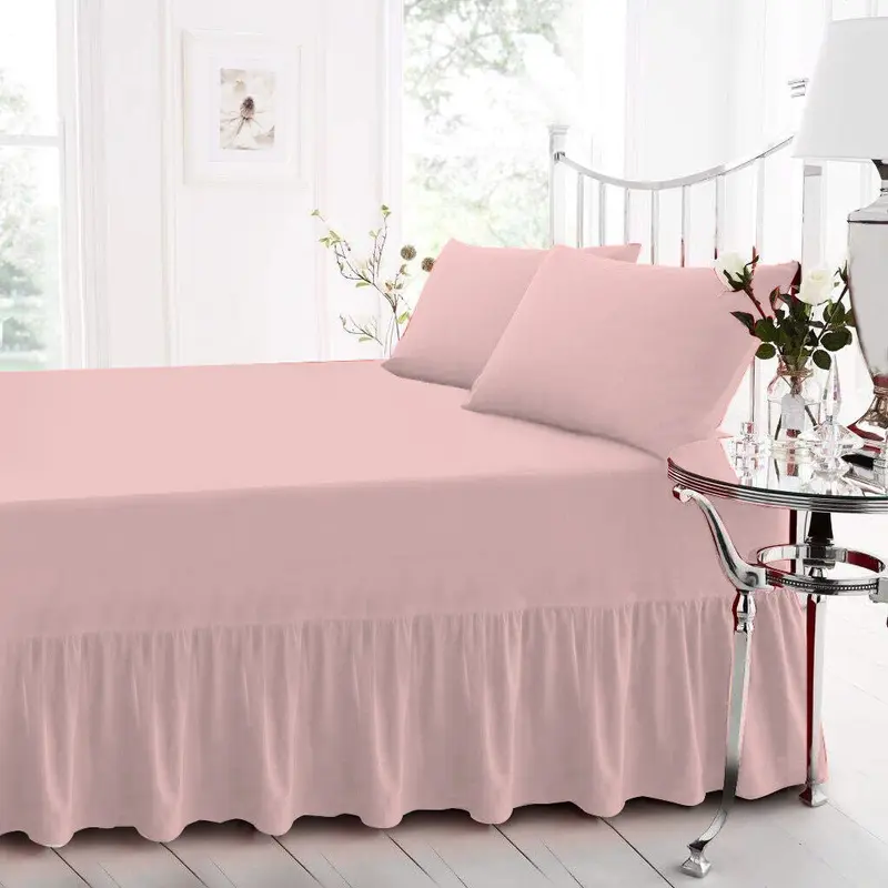 Extra Deep Fitted Valance Sheet Bed Sheets Single Double King Super King Size 7