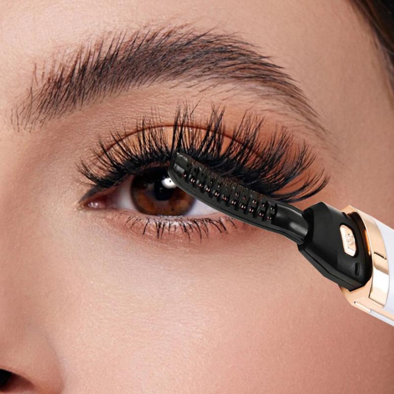 Electric Heated Eyelash Curler Tool Eyelash Curler USB 3 Gear Adjustable Makeup 6