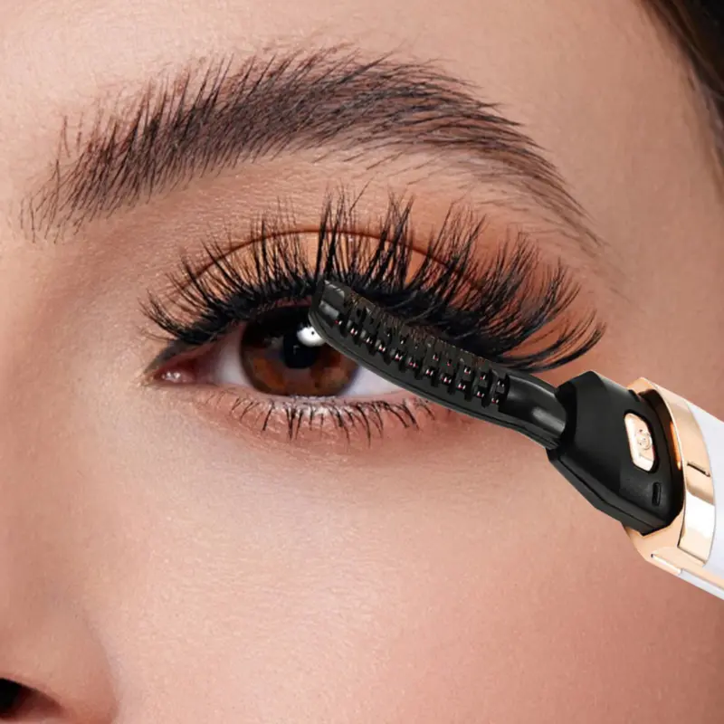 Electric Heated Eyelash Curler Tool Eyelash Curler USB 3 Gear Adjustable Makeup 5