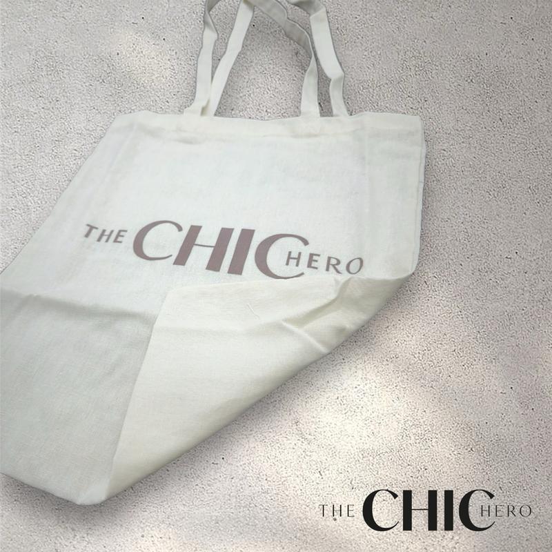 ChicHero Environment-Friendly Reusable Cotton Shoulder Flat Tote Bag 2