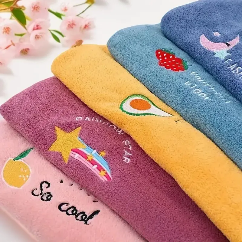 [Buy One Get One Free] [Free Shipping] Quick-Dry Microfiber Hair Towel Wrap - Super Absorbent, Lightweight Coral Fleece Shower Cap for Women, Soft Hair Drying Towels