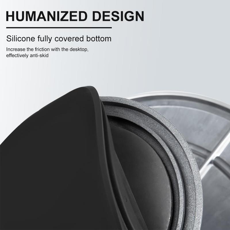 Uten 12 inch Aluminium Cake Stands, Flexible Cake Smooth Turntable Mold,  Cake Decorating Display Stand, Revolving Metal Cake Stand with Non-Slip Rubber Bottom Rotating Smoother 7