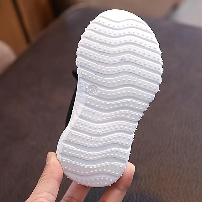 Product Introduction of Casual Comfortable Solid Color Woven Shoes For Girls, Breathable Lightweight Sneakers For Walking Running 3