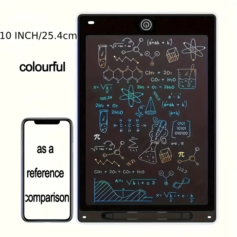 MILAN GOLD LCD Writing Drawing Tablet - 10/12in, a Tool to Unlock Creative Potential and an Educational Gift for Birthday, Christmas - Also a Great Piece of Stationery 5