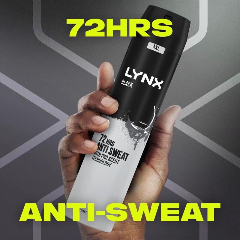 Lynx XXL 72-Hour Sweat Protection Anti-Perspirant Deodorant with Pro Scent Technology, 200ml 8