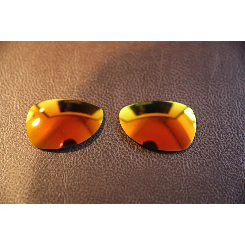 PolarLens POLARIZED Fire Red Iridium Replacement Lens for-Oakley Felon 0