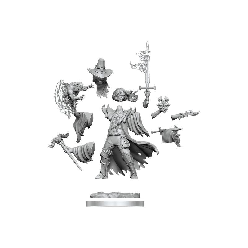 Dungeons & Dragons Frameworks: Human Warlock Male 3