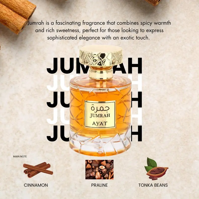 Jumrah & Jumrah Coffee Eau de Parfum 100ml by Ayat Perfumes - Unisex Gourmet Fragrance for All Occasions 2