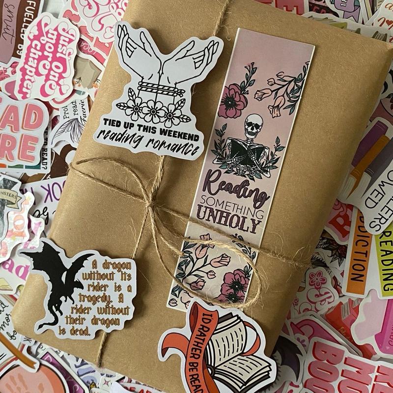 Blind Date with a Book - A Romantic Novel by Unknown Author. Includes: randomly selected book, a selection of stickers and a bookmark life 2