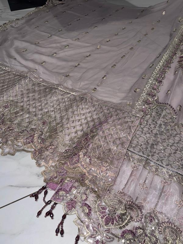 Product Introduction of RAYA (EID) Fancy salwar kameez dress 3 piece Pakistani chiffon embroidered heavy stonework wedding edt embellished S-XL 14