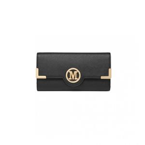 MISS LULU LEATHER LOOK CLASSIC LONG PURSE