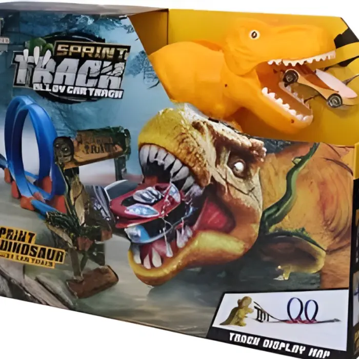 Flexible Dinosaur Track with Stunt Car for Kids | Perfect Gift for Boys and Girls Ages 2-13 7