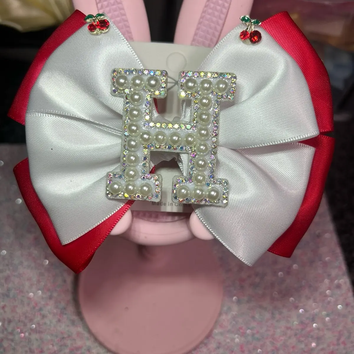 Cherry initial bow