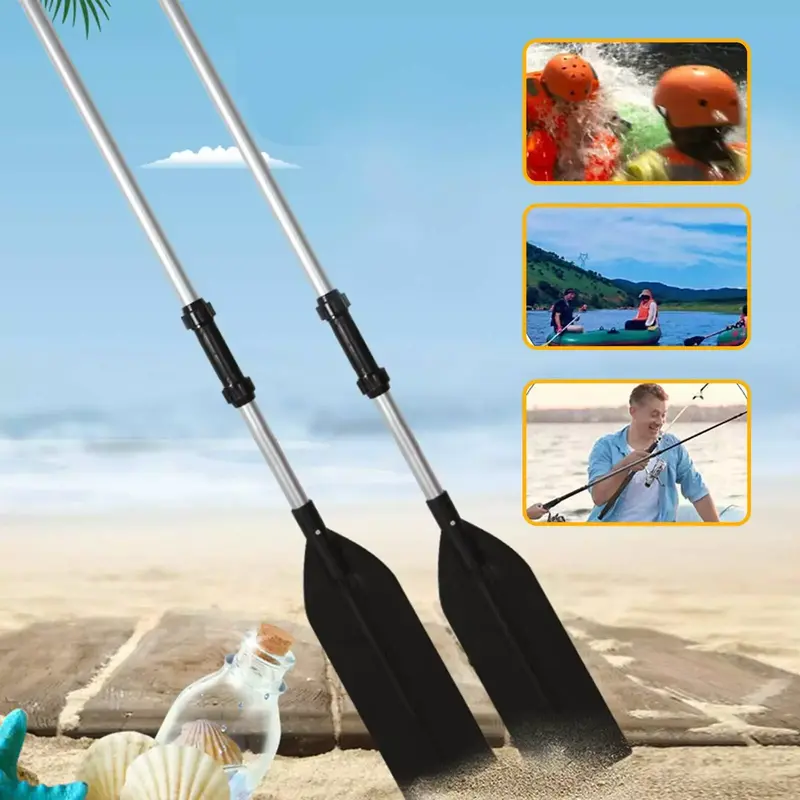 Premium Kayak Paddles - 2 in 1Durable Aluminium Alloy, Adjustable, Detachable, Ultra-Lightweight - Perfect for Kayaking, Boating, Canoeing, Surfing, and Outdoor Water Sports 1