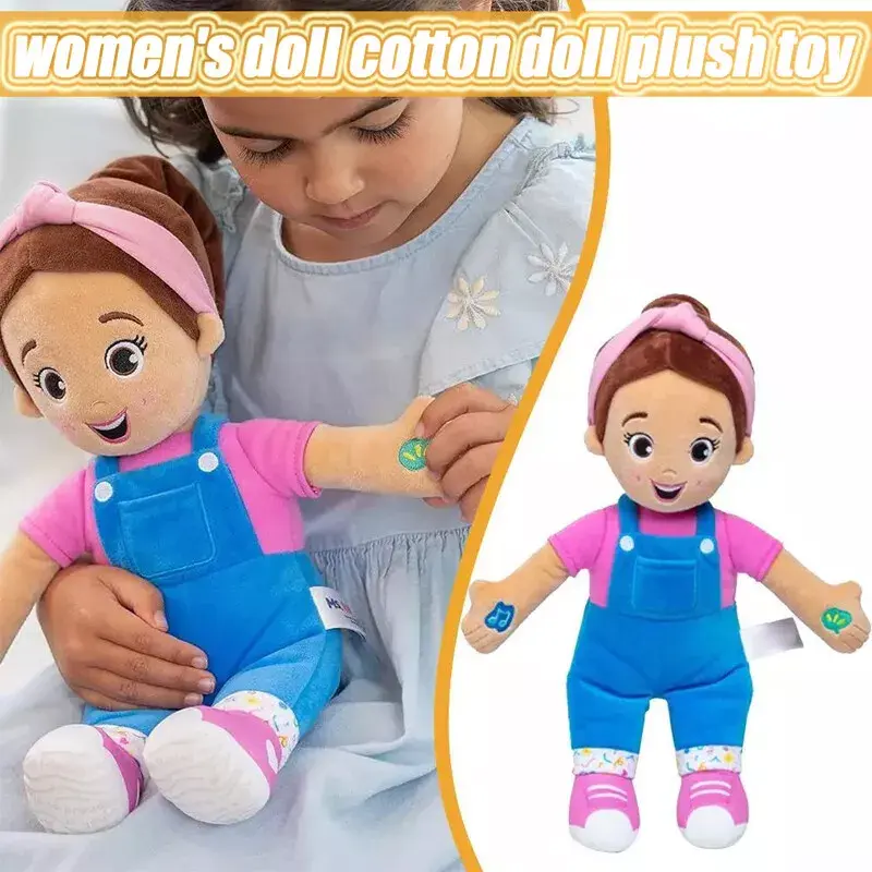 Ms Rachel Speak&Sing Doll 30cm Tall Interactive Toy Toddler Toys for Girls & Boys Ages 6 Months to 3+ Years Plush Doll Kids Toys