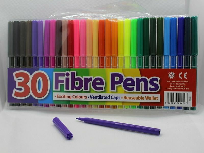 Colour Book and Colour Pens Set Fine Tip Fibre Pen set (30 Colours) Art & Craft for Kids and Adults 4