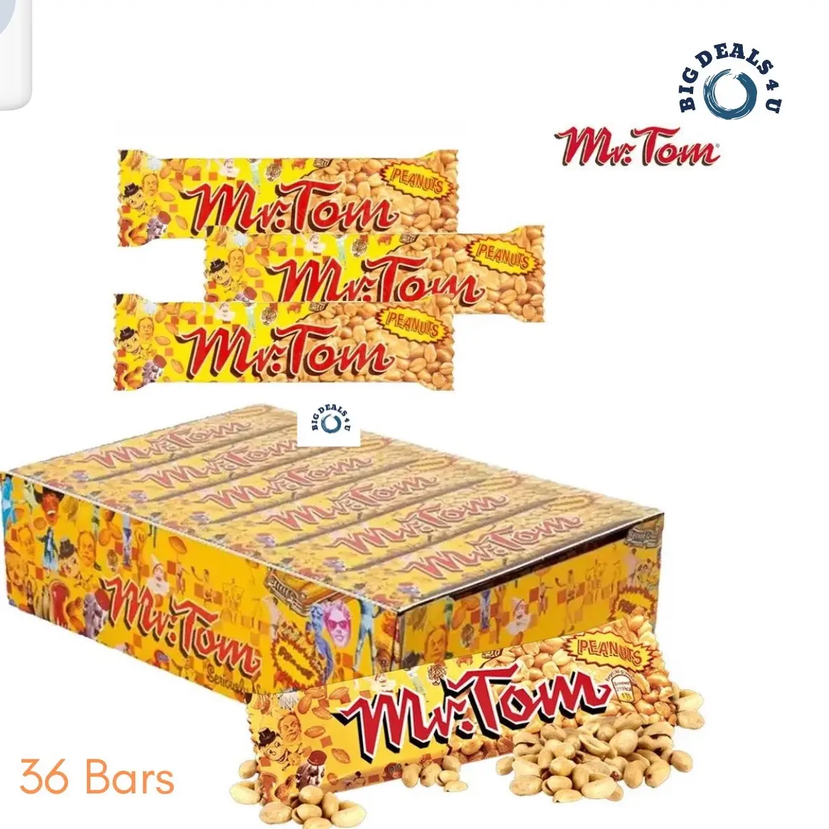 Mr. Tom Peanut Bar 36x40g
