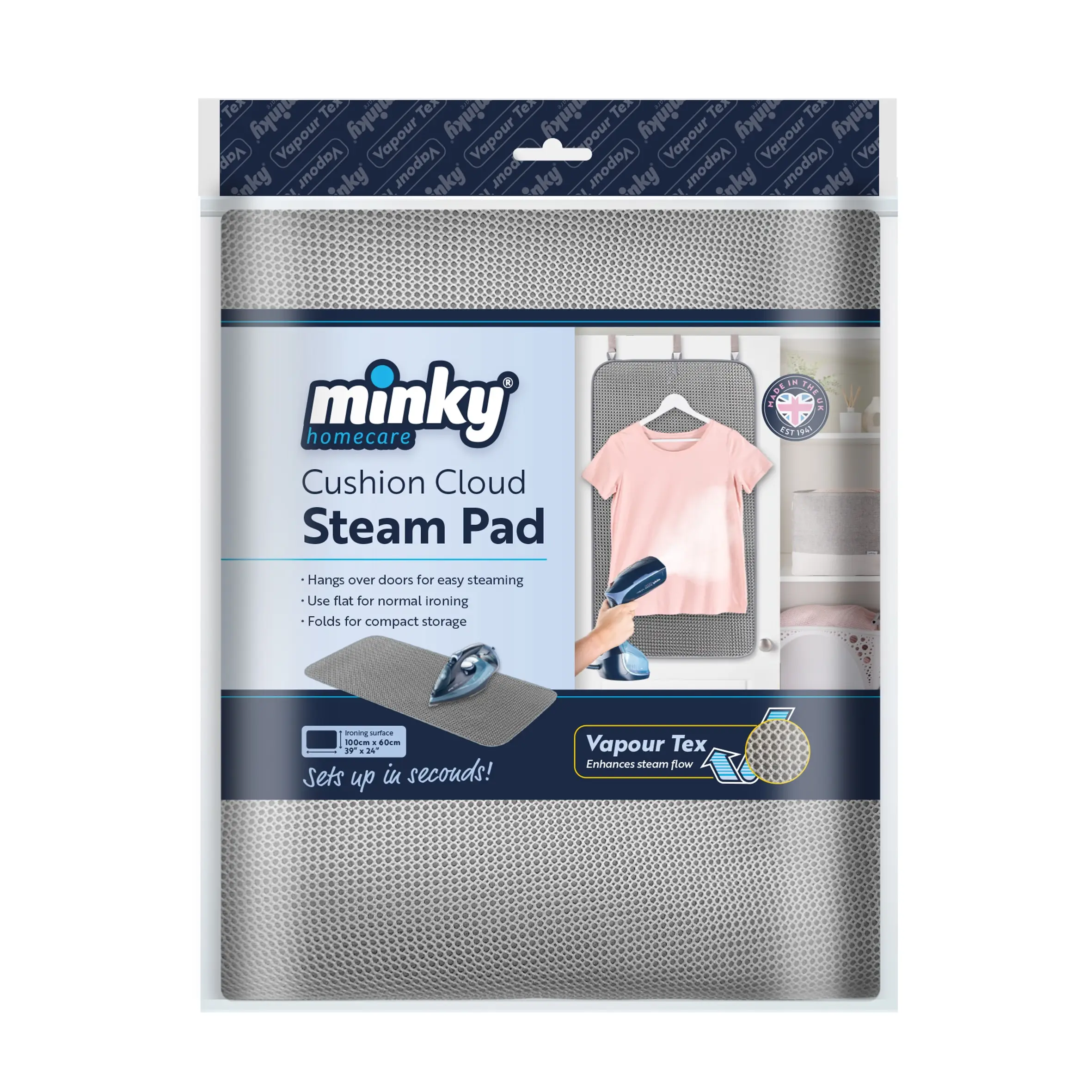 Minky Cushion Cloud Steam Pad for Garment Steamers and Ironing