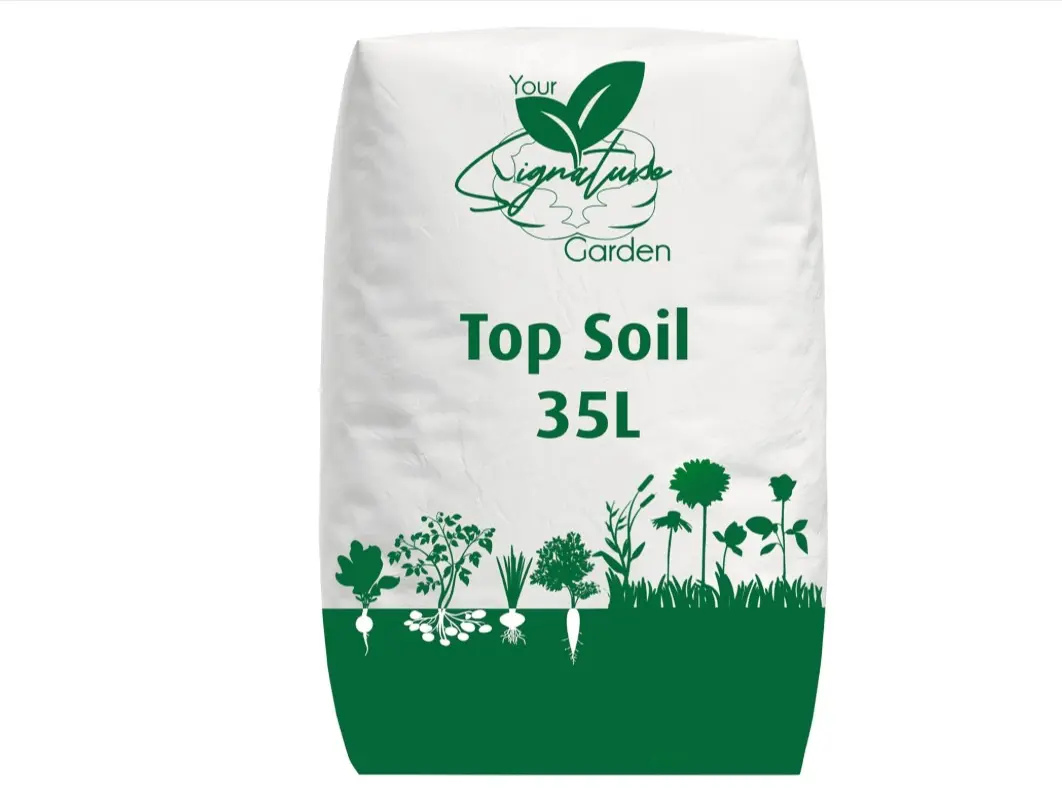 Your Signature Garden Outdoor Enriched Top Soil Compost Soil Bags For Planting Sowing Baskets And Tubs Top Soil For Garden 35 Litres