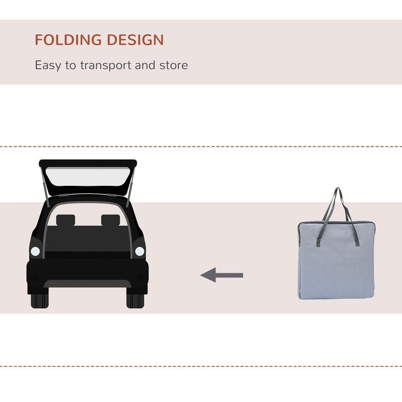 Pets Carrier Folding Bag Car Seat Cat Dog Puppy Portable Travel Cage Mesh Holder 3