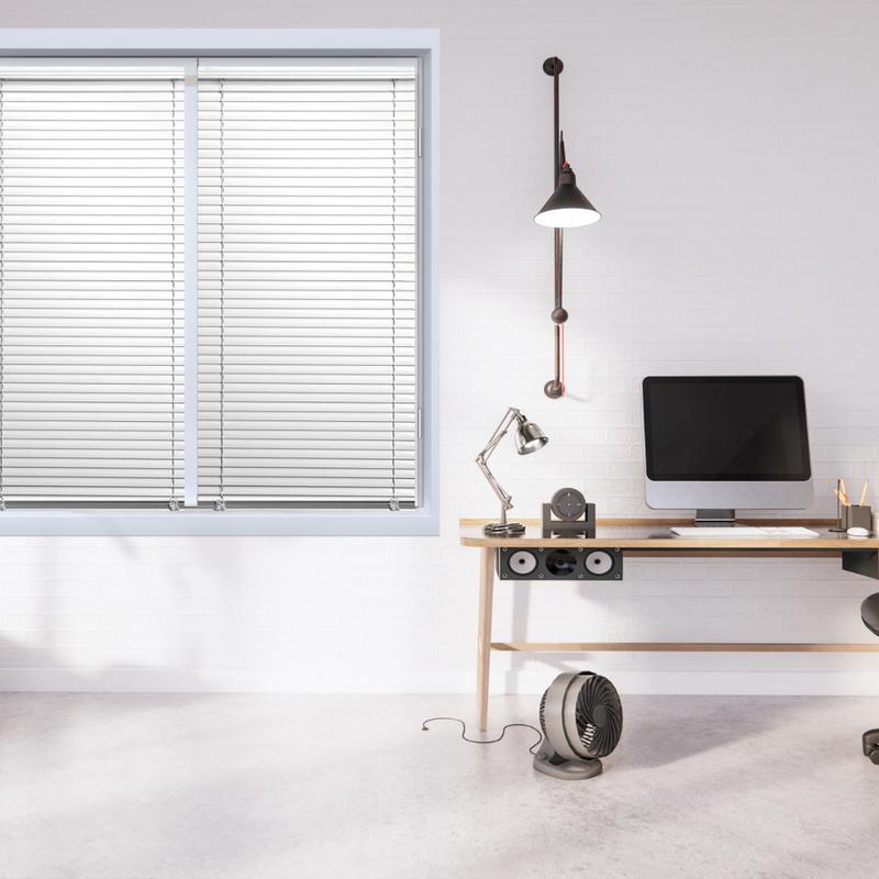 EV Dekor PVC Plain Window Blinds - Venation Style, 25mm Slats, Trim and Fit with Ease 5