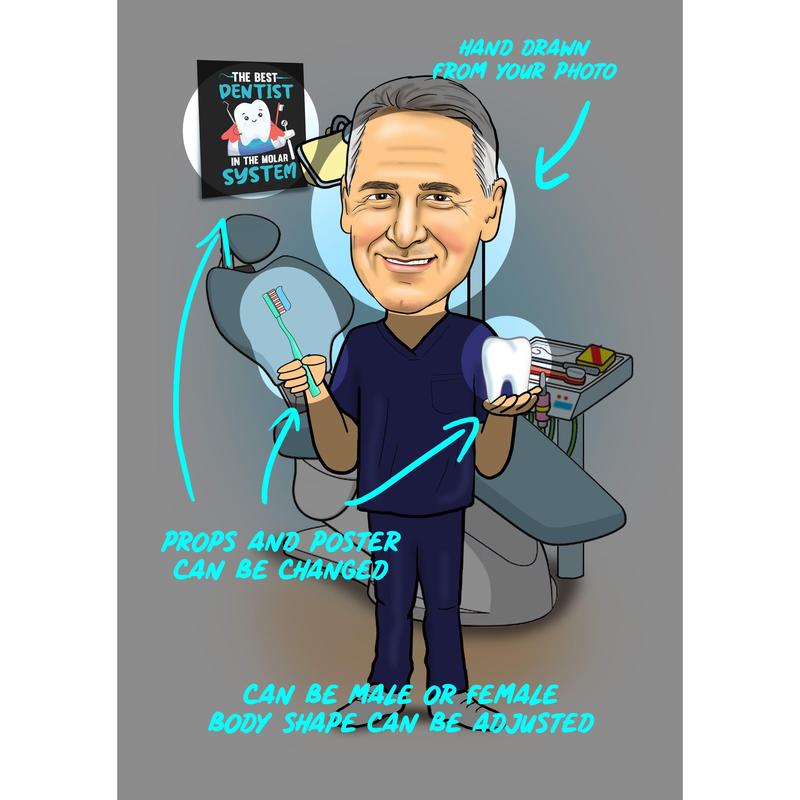 Dentist Caricature 1
