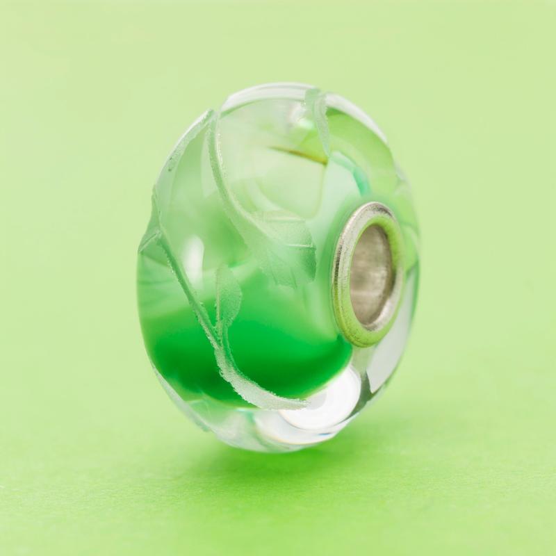 Lime Leaves Bead 2