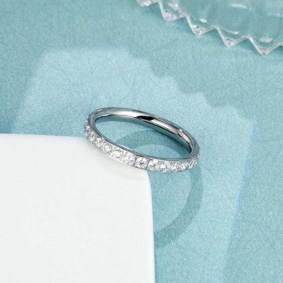 Eternity Band Stone Ring 4