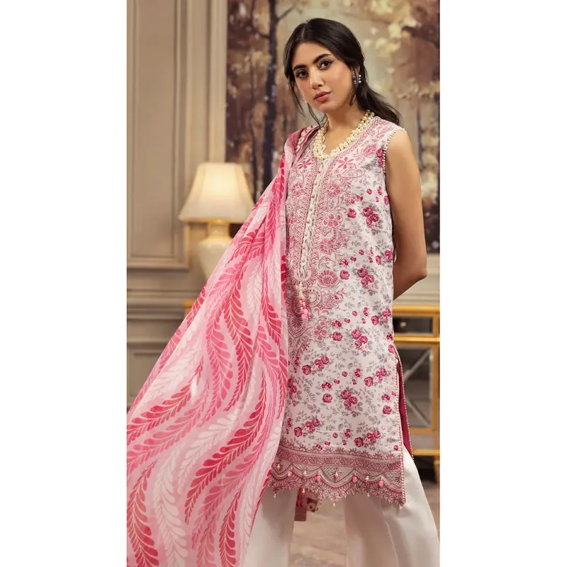 Anaya 3 Piece Unstitched Digital Printed Lawn Suit - AL23-15-SAHAR 2