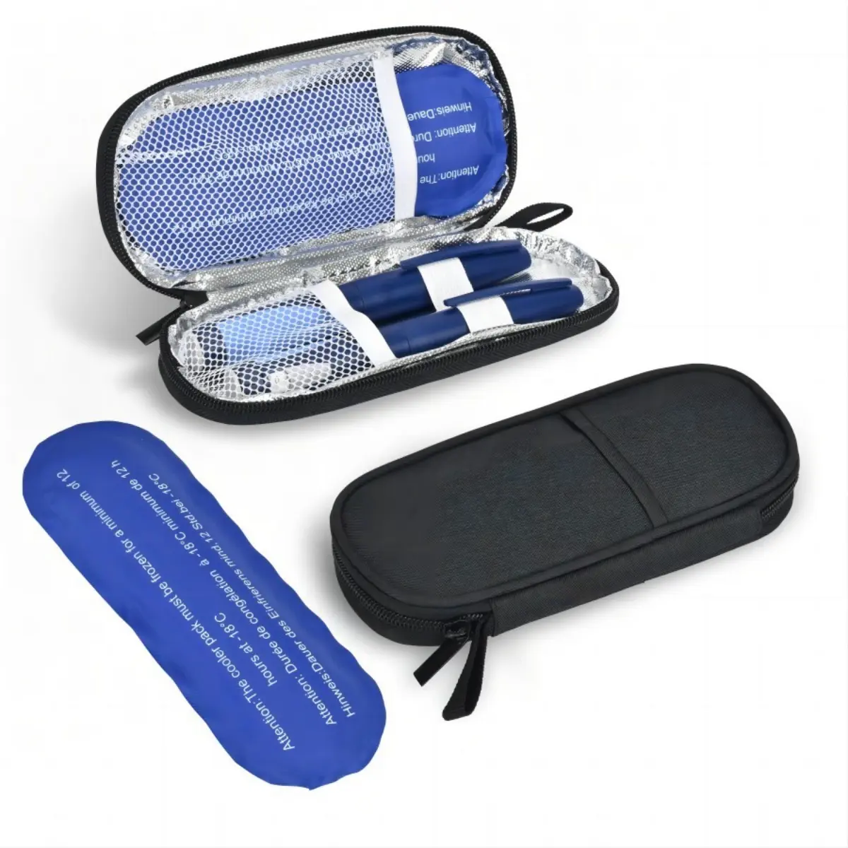 Insulin Pen Cooler, Travel Case Diabetic Medication Insulated Cool Organizer with 1 Reusable Ice Packs for Insulin Pen and Other Diabetic Supplies for The Daily Life and Trip Travel Accessories