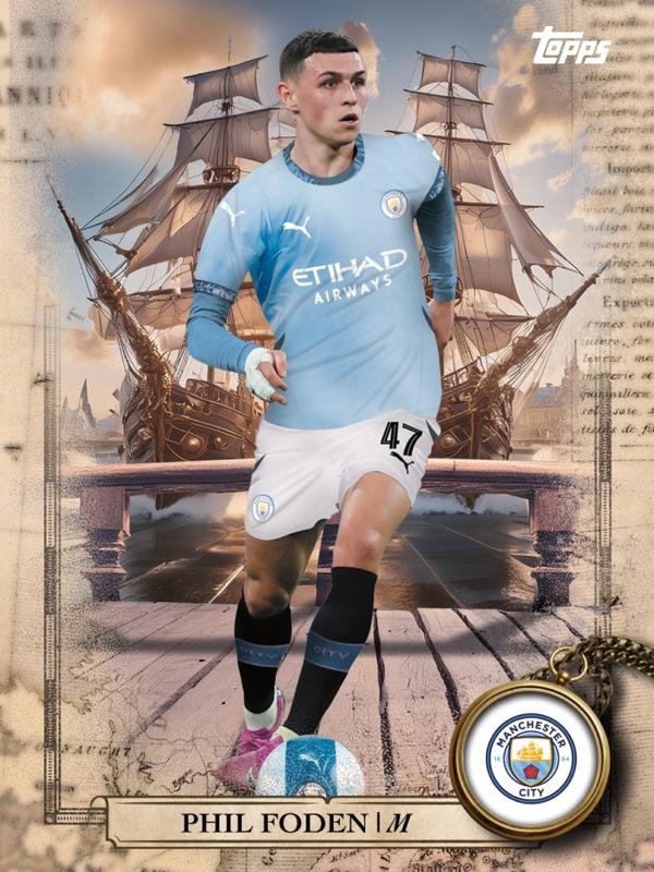 Topps Blue Moon Manchester City 2023/24 Full Box 4