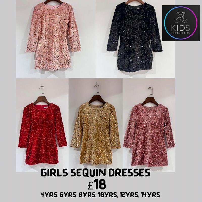 Girls Sequin Dresses 0