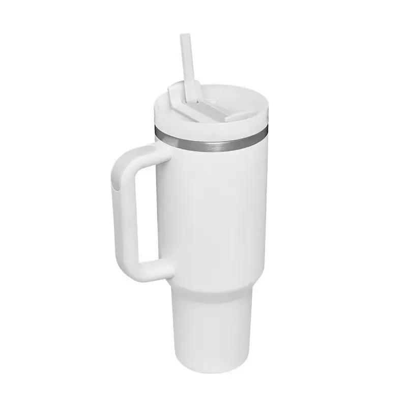 40oz Tumbler with Handle 2nd Generation, Leak-proof Lid and Straw, Insulated Stainless Steel Travel Mug, Cover Drinkware Reusable Bottle 4